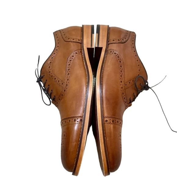 Classic Brown Leather Oxfords main image 4